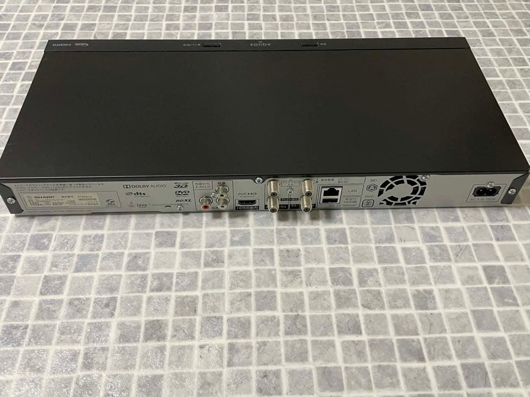 Sharp 2B-C05BW1 ブルーレイレコーダー 動作品