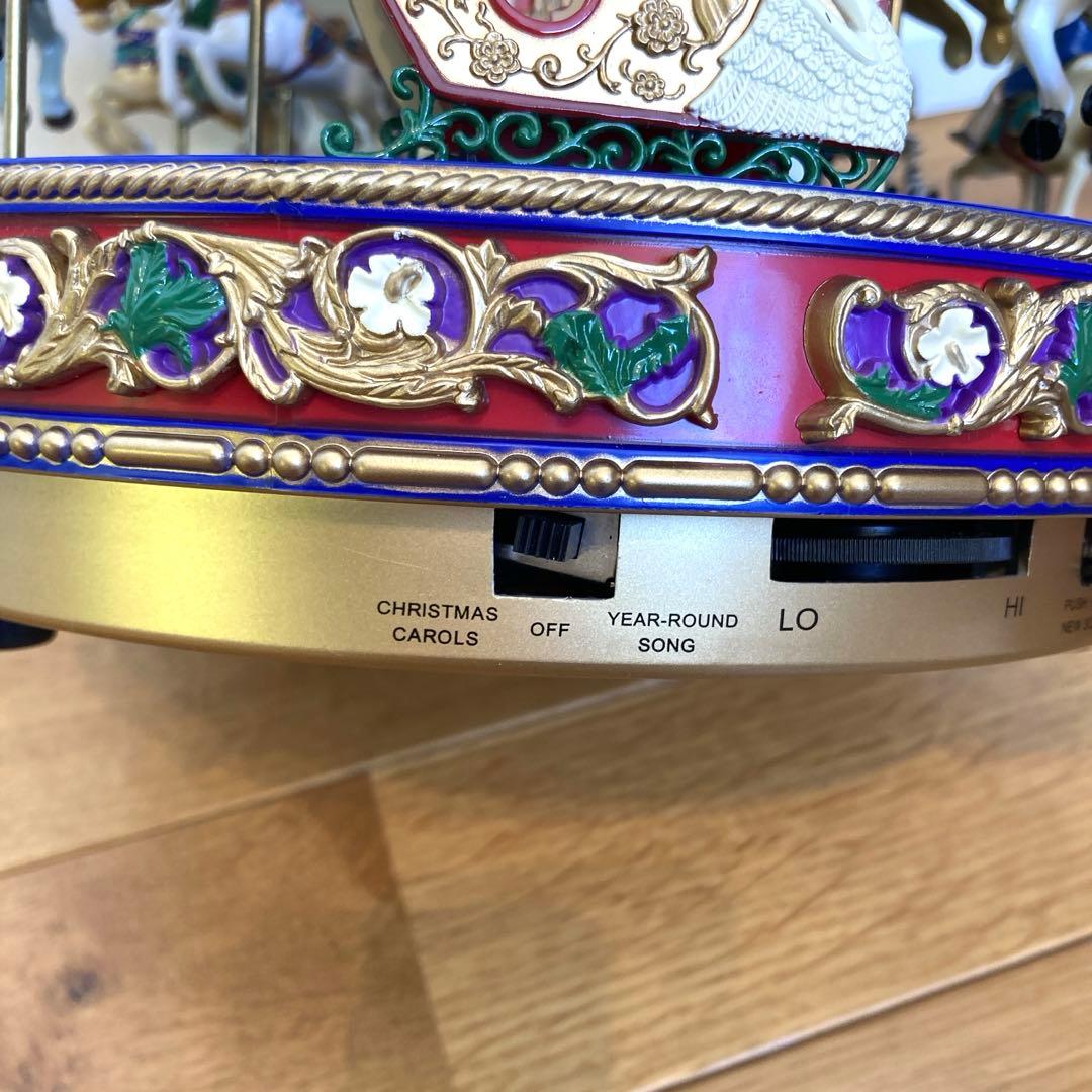 【訳あり】ミスタークリスマス メリーゴーランド カルーセル オルゴール