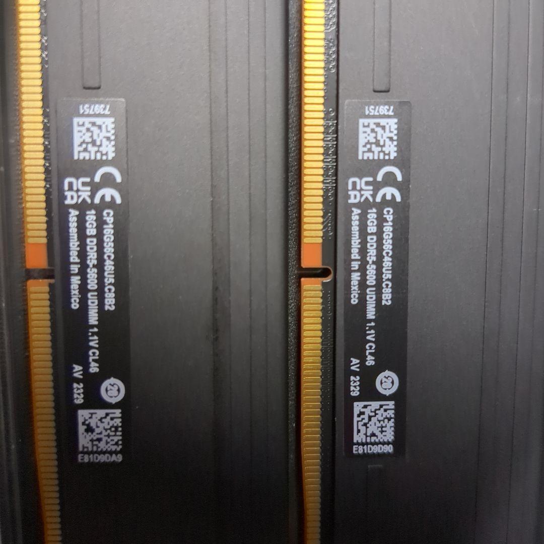 Crucial DDR5 Pro メモリ 2枚セット
