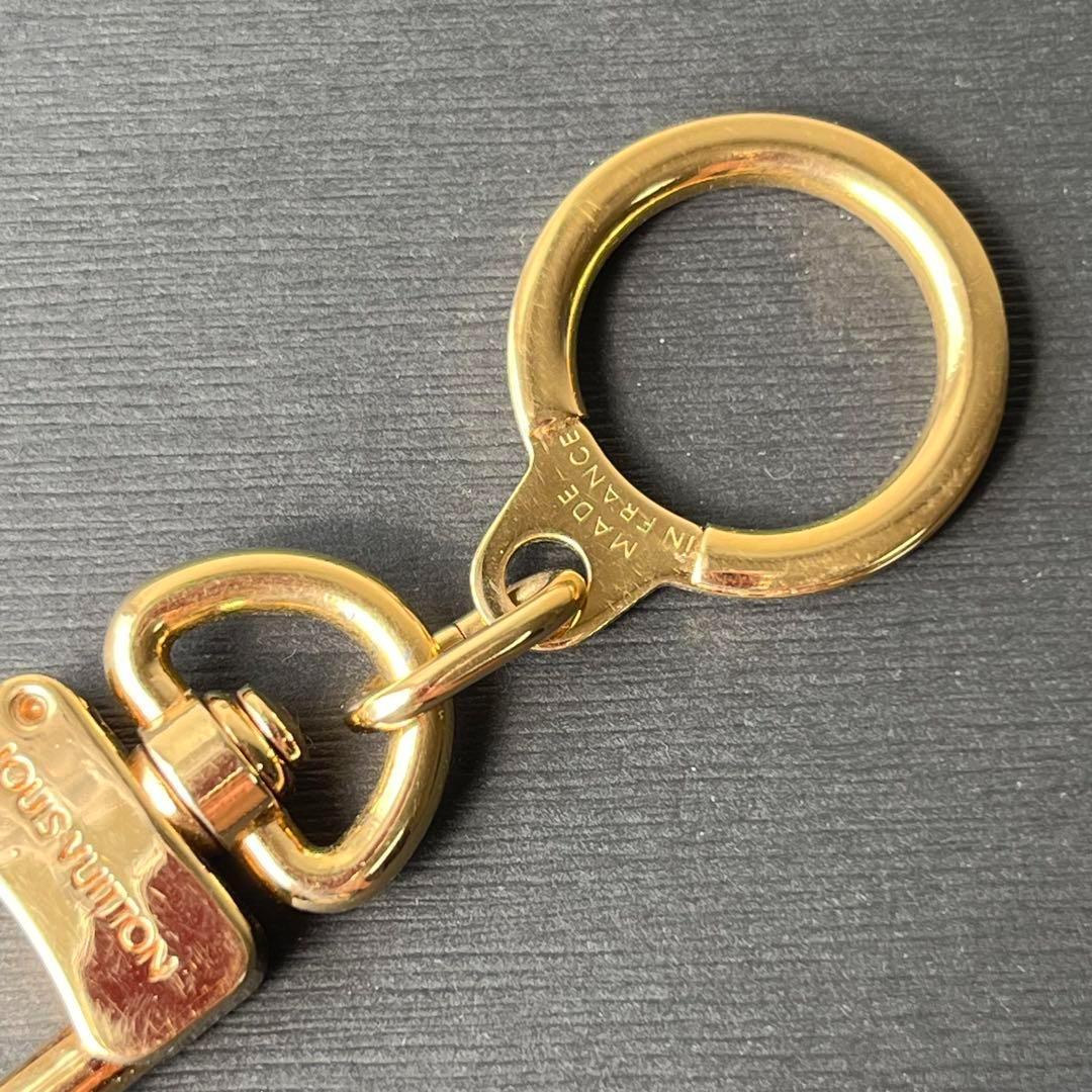 極美品　ルイヴィトン アノクレ ゴールド キーリング キーホルダー　M62694