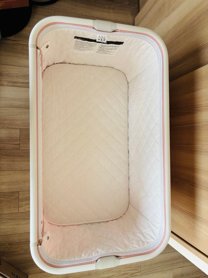 お値下げ‼️hzdmj ベビーベッド ピンク