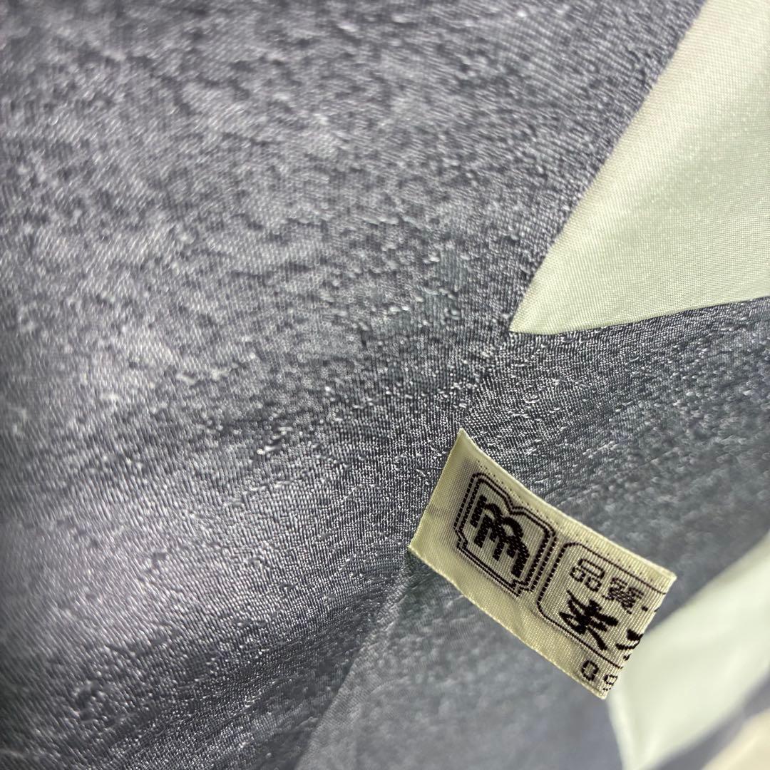 D55＋　D107 訪問着 縦縞 唐草 正絹 着物 袷 極美品