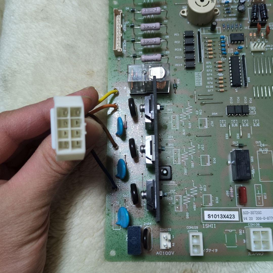 三洋　サンヨー　SANYO ガス乾燥機 SCD-3072GC 基板