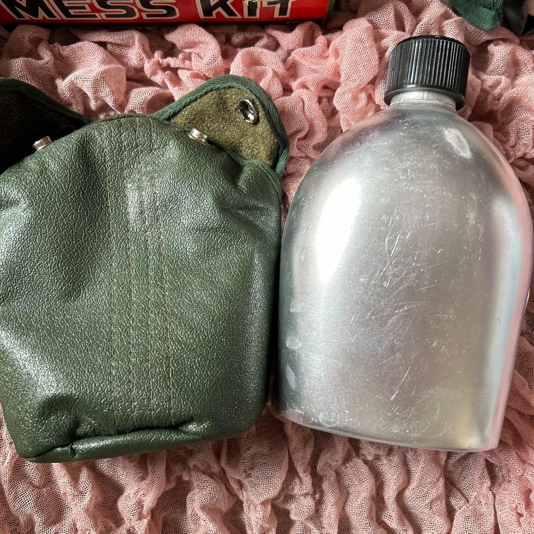 当時物　アルミニウム　MESSKIT 10個＋ボトル