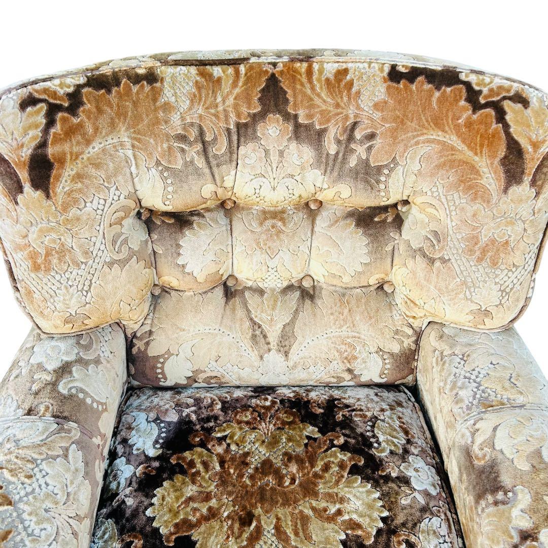 オールドカリモク 1人掛けソファ 金華山　昭和レトロ　ヴィンテージ　②