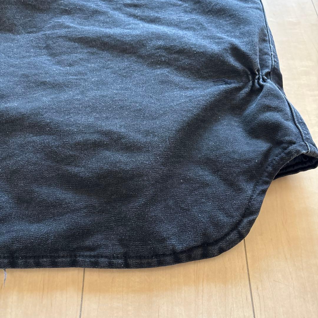 カーハート ダックベスト ブラック X-L tall USA製 01年製 腰ゴム