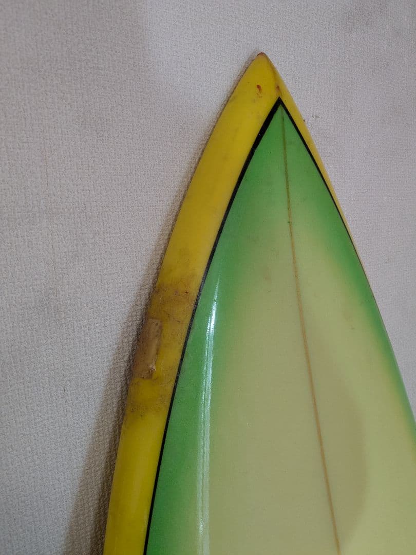 送料込み　LOCAL POINTS サーフボード イエロー 約180cm