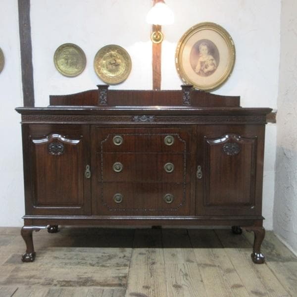 イギリス アンティーク 家具 サイドボード キャビネット 什器 英国 6559c