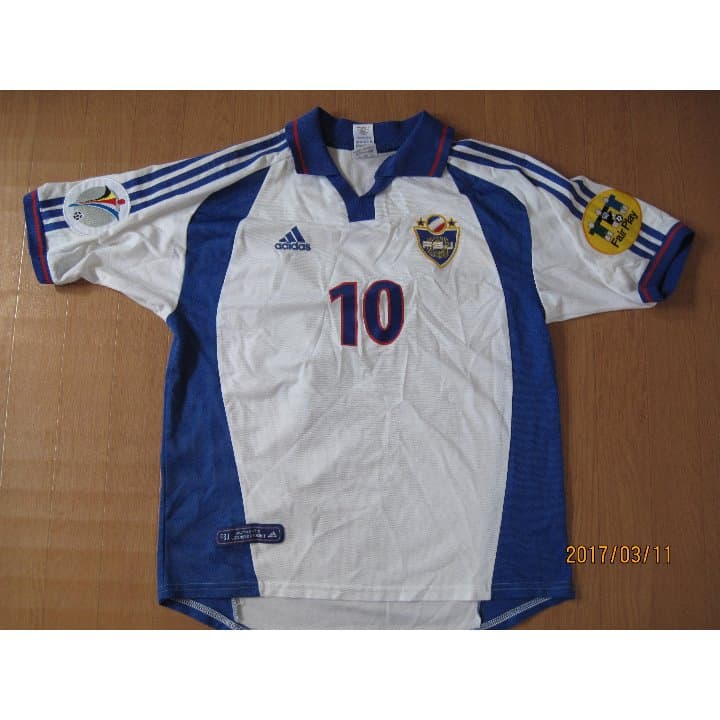 ユーロ2000 ユーゴスラビア代表ストイコビッチオーセンティックユニフォーム