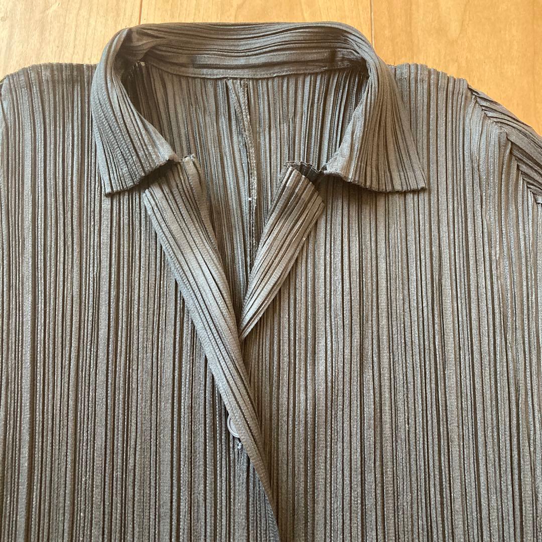 ISSEY MIYAKE プリーツデザイン シャツ