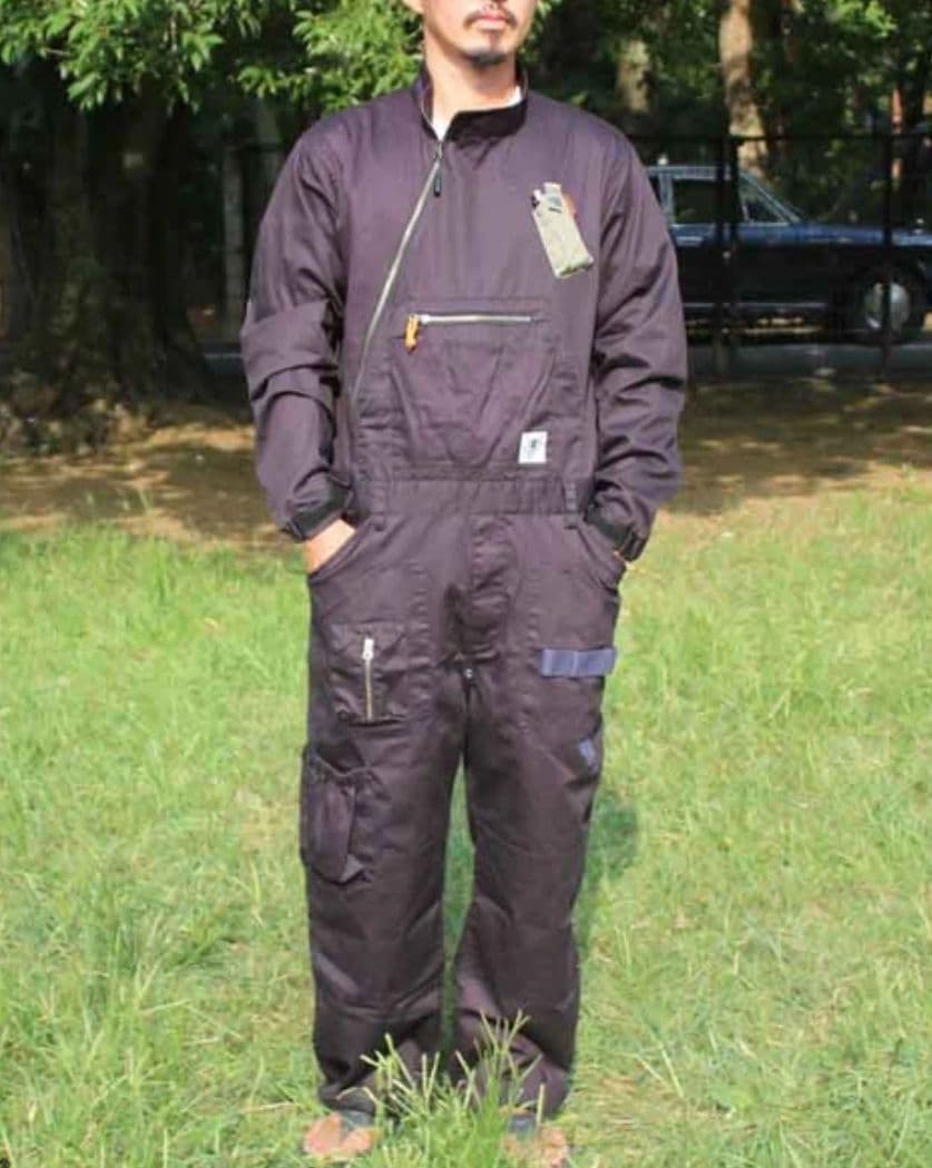 grn outdoor HIASOBI BIG BEN JUMP SUIT 黒