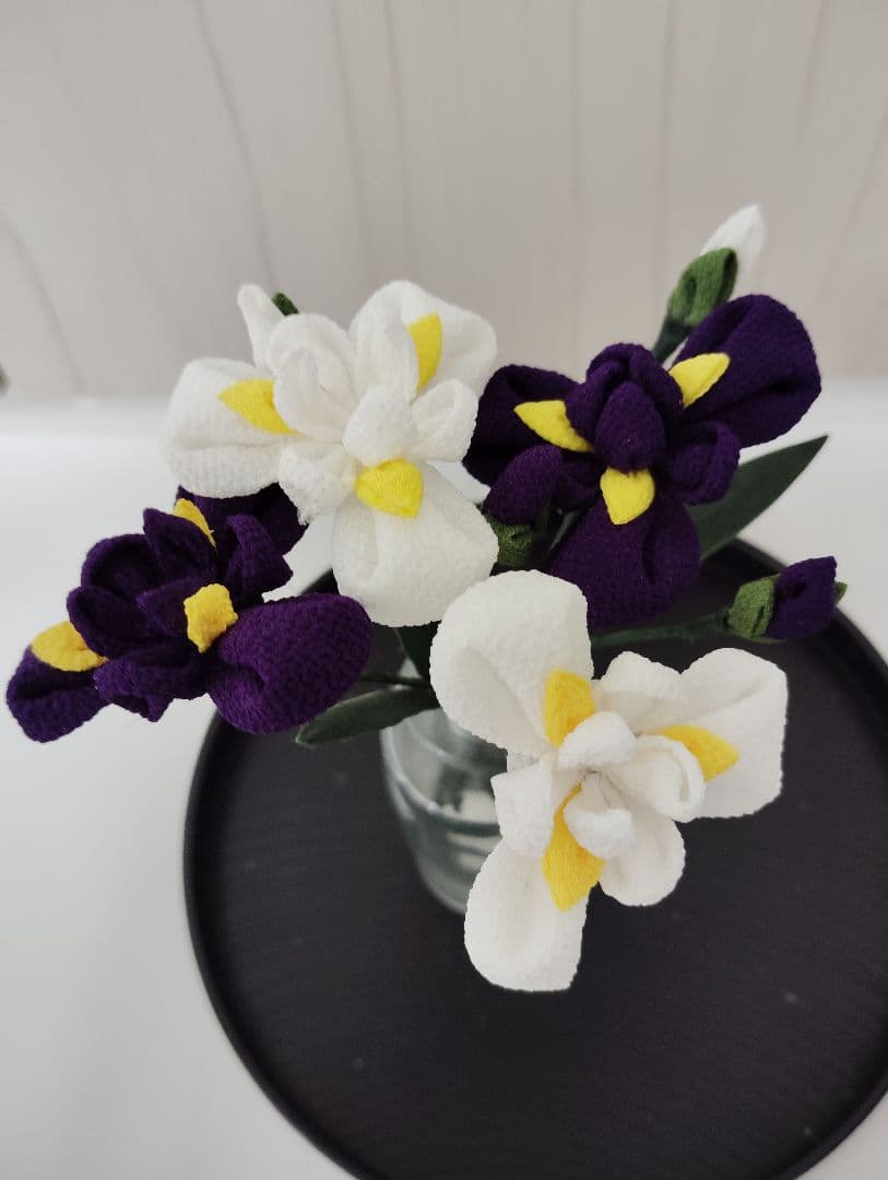 tomtomさま専用　つまみ細工　花菖蒲　こいのぼり　フリージア　チューリップ