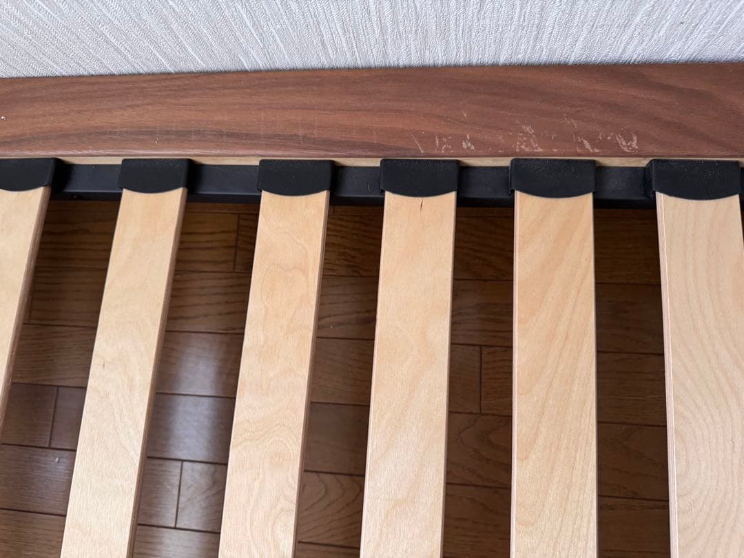 ぶ*う様 【掲載4/19まで】最終御値下げ　無印　スノコベット　シングル　ウォー