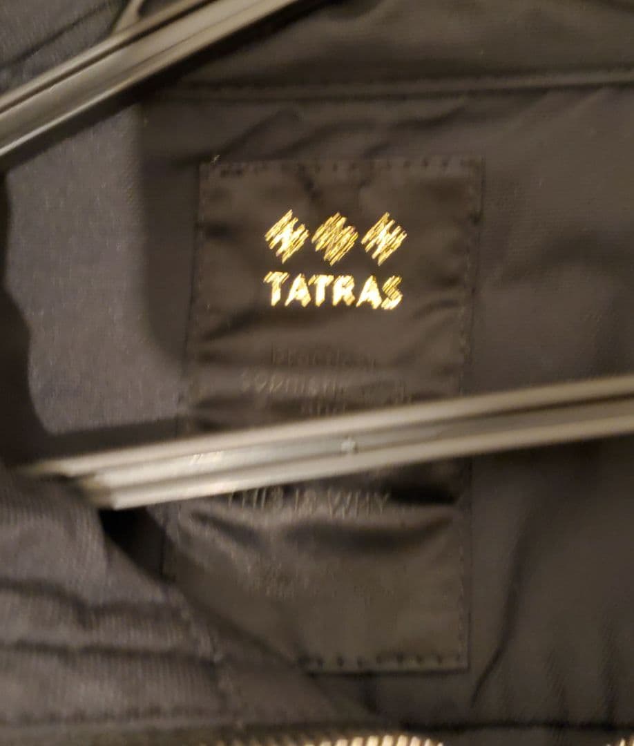 タトラス　定番　モッズコート　ブラック02 M