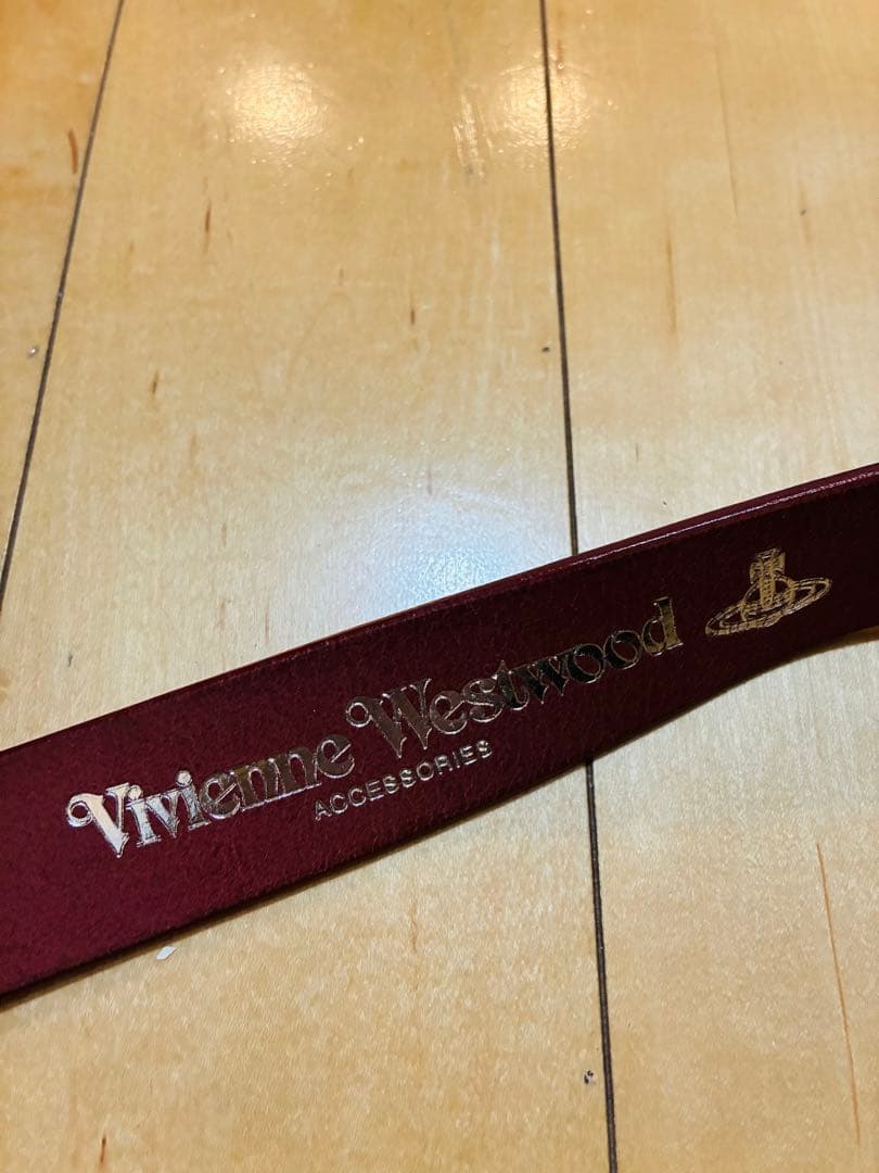 Vivienne Westwood レザーベルト 赤