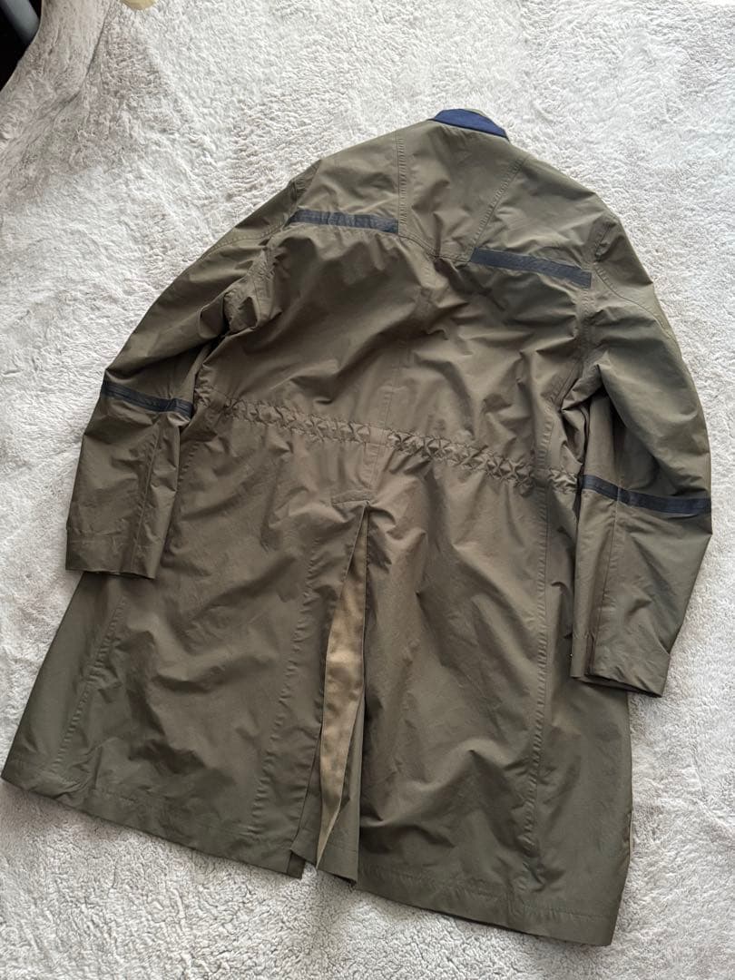 [最終値下] 22 sacai リップストップナイロンミリタリーコート