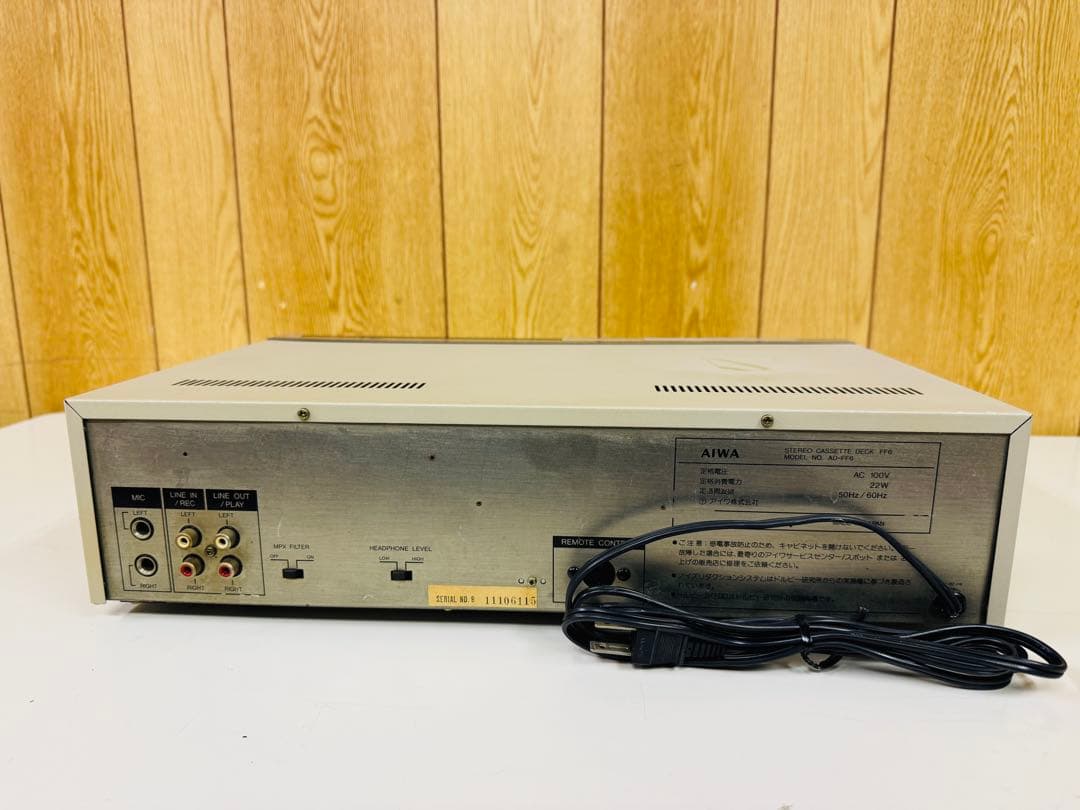 AIWA アイワ AD-FF6 カセットデッキ