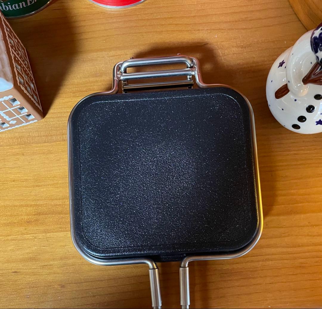 家事問屋　ホットパン　ホットサンドメーカー　IHで2回使用品