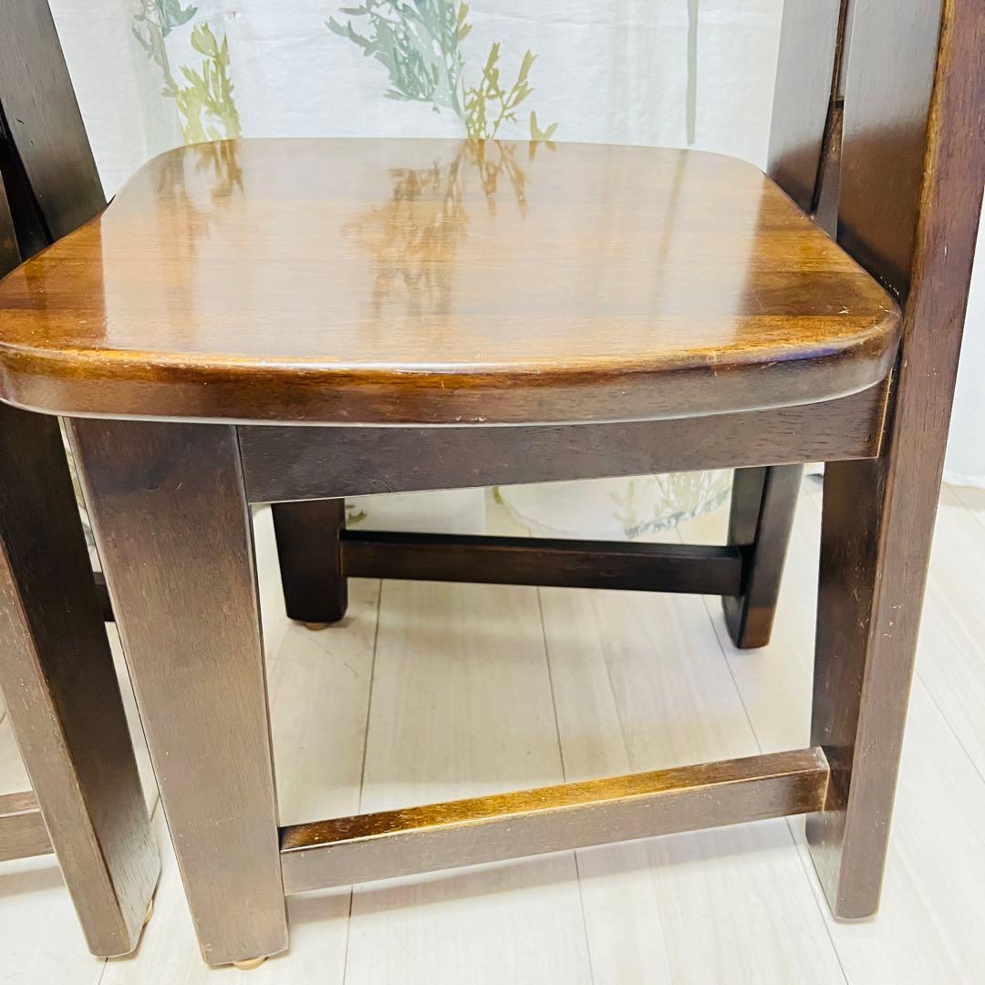 【廃盤品】カリモク RUSTIC 2脚セット ダイニングチェア①