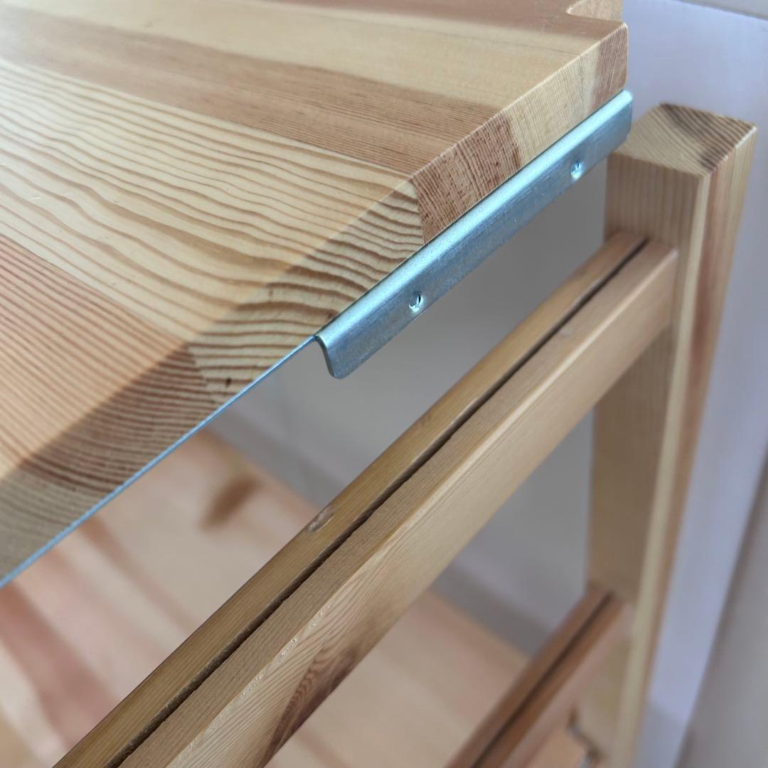 無印良品　パイン材　ユニットシェルフ　幅86 スリムシェルフ　棚　可動棚