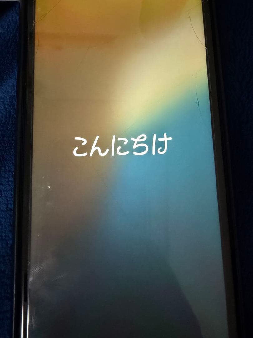 iPhone XR 64GB ブルー SIMフリーバッテリー78%本体のみ