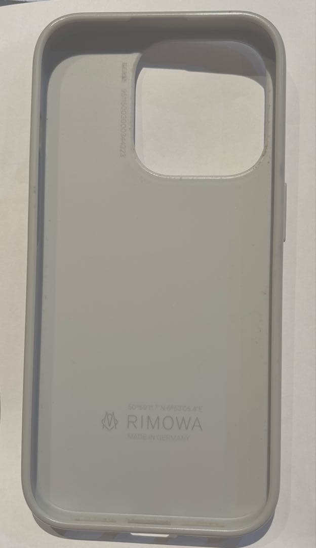 ［正規品］RIMOWA ケース iPhone15pro シルバー