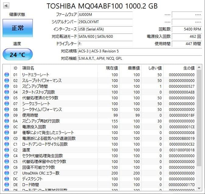 ✨4個セット✨HDD 1000GB✨大容量1TB✨2.5インチ✨07-01