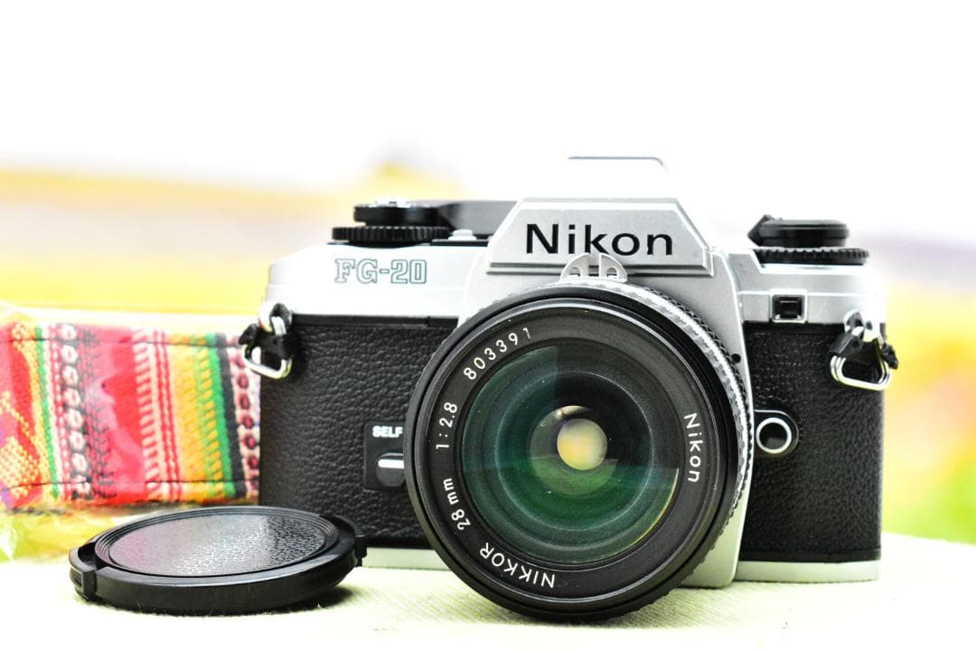 【整備済完動品】ニコン Nikon FG-20 + 28mm F2.8 Ai-S