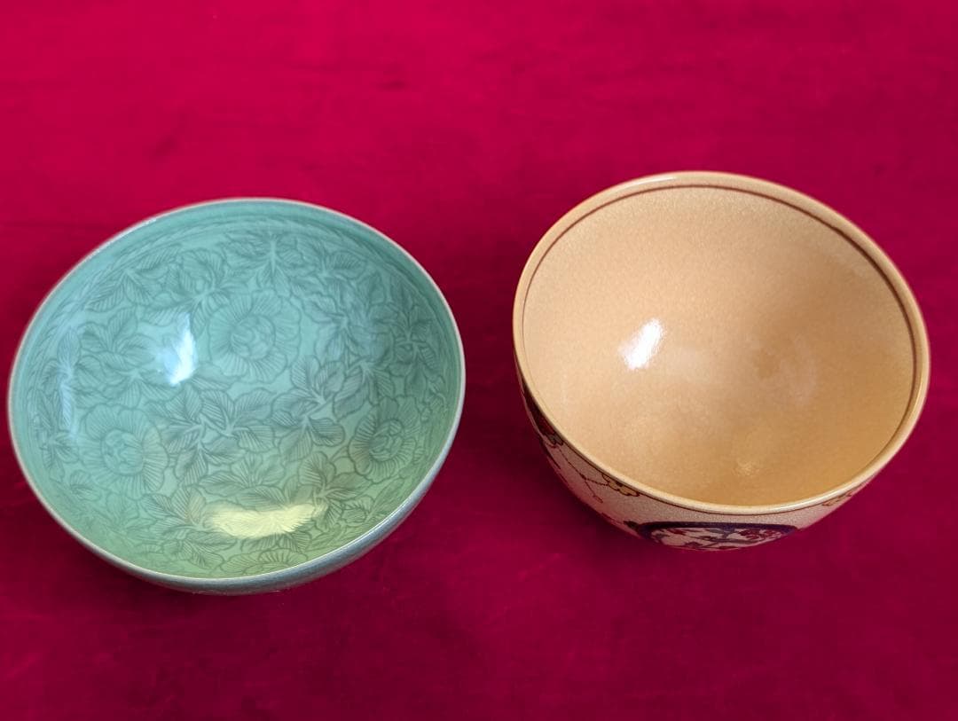 茶道具　茶碗　一式　瑞豊　藤山　東谷　高麗青磁