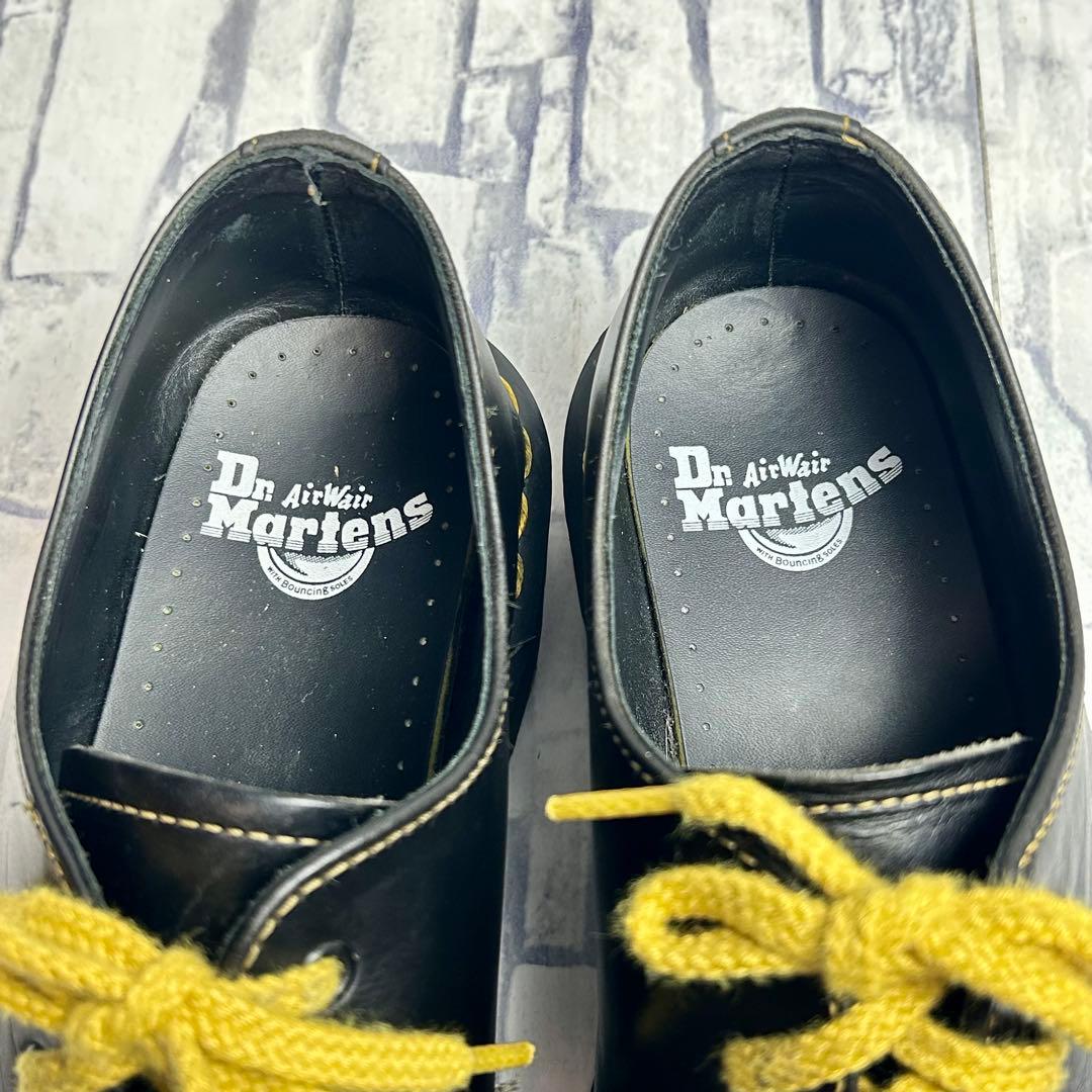 美品✨ドクターマーチン 3ホール 1461 オールイエローステッチ UK7