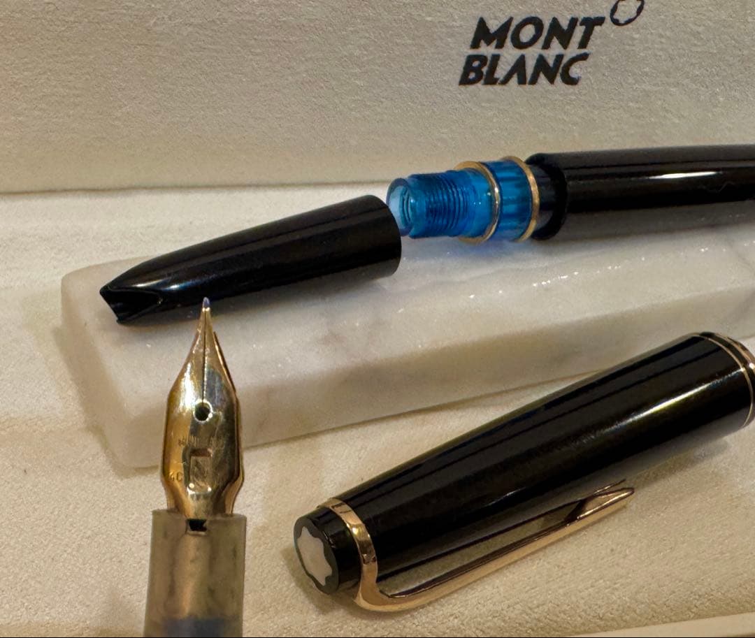 【極美品】モンブラン NO22万年筆 1960s ブラック　F細字 モンブラン②