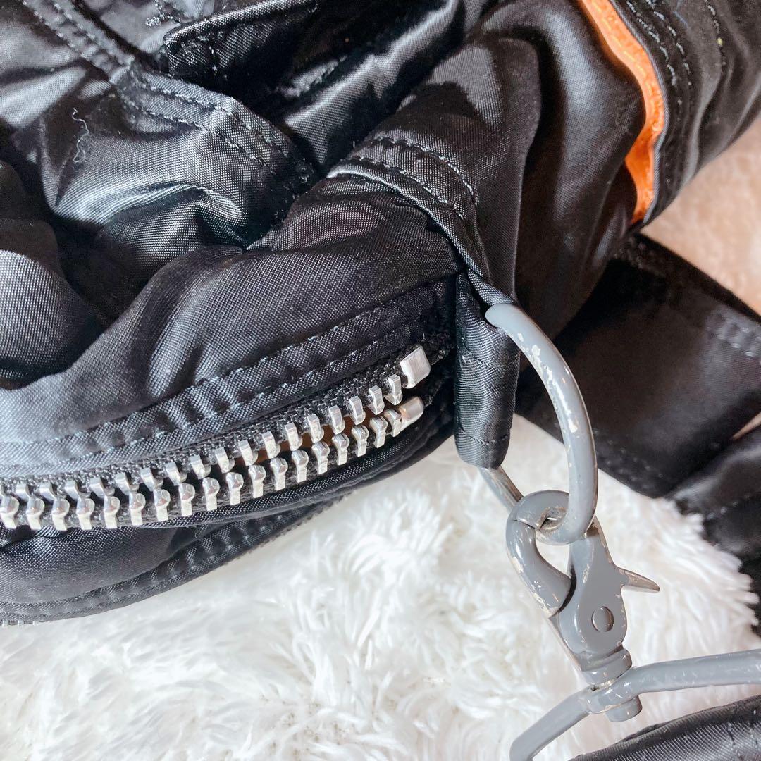 美品 PORTER TANKER 二層式 2way ショルダバッグ 大容量