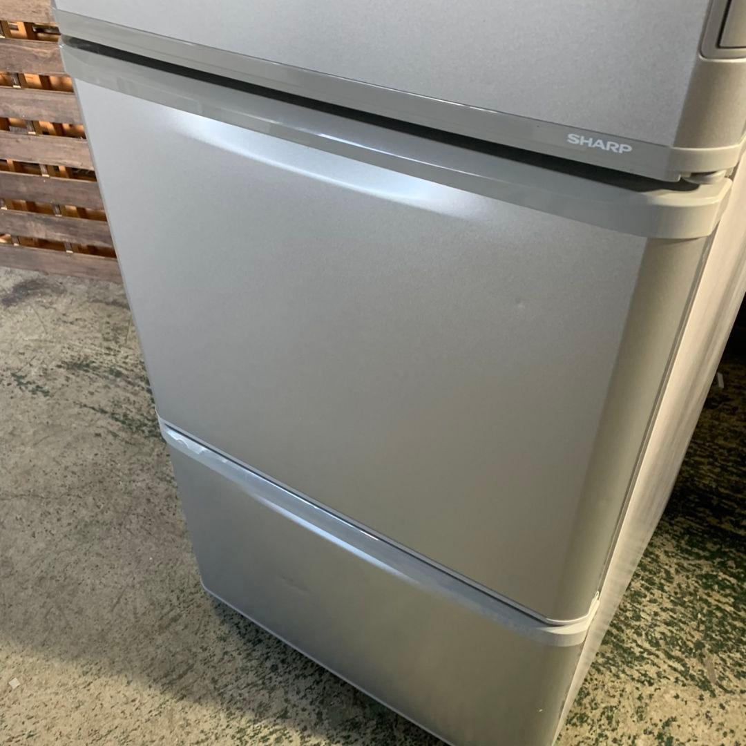 J006\" SHARP 3ドア 両開き 350L 冷蔵庫 SJ-W352F-S
