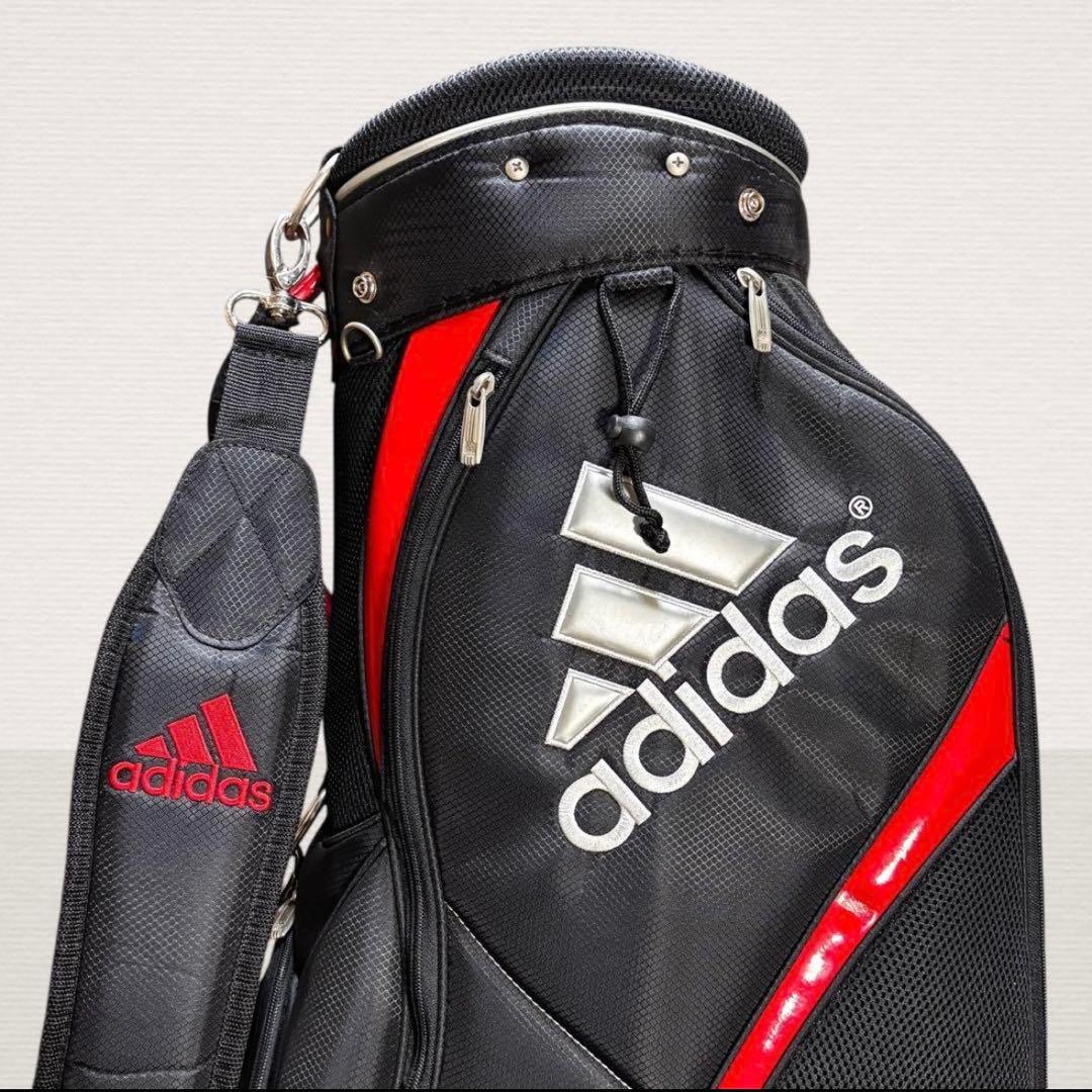 ✨美品✨ 「ナイスショット！」 アディダス 9型 キャディバッグ