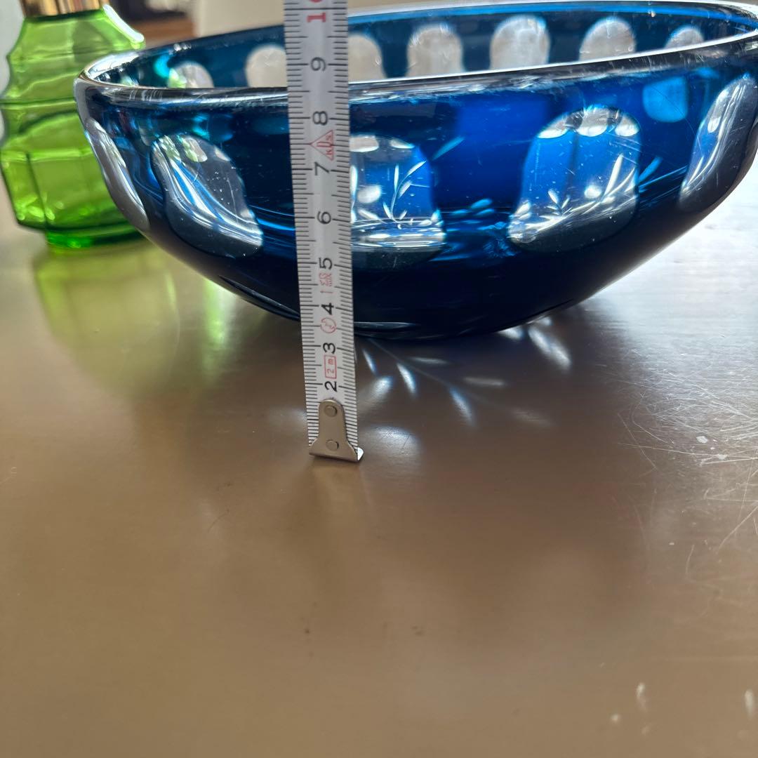 薩摩切子　ガラス　大鉢