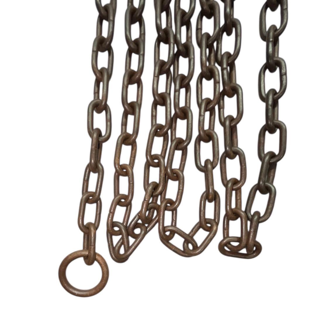 茶道具 釣釜道具一式 山本閑浄作 共箱・栞付 鎖約240cm