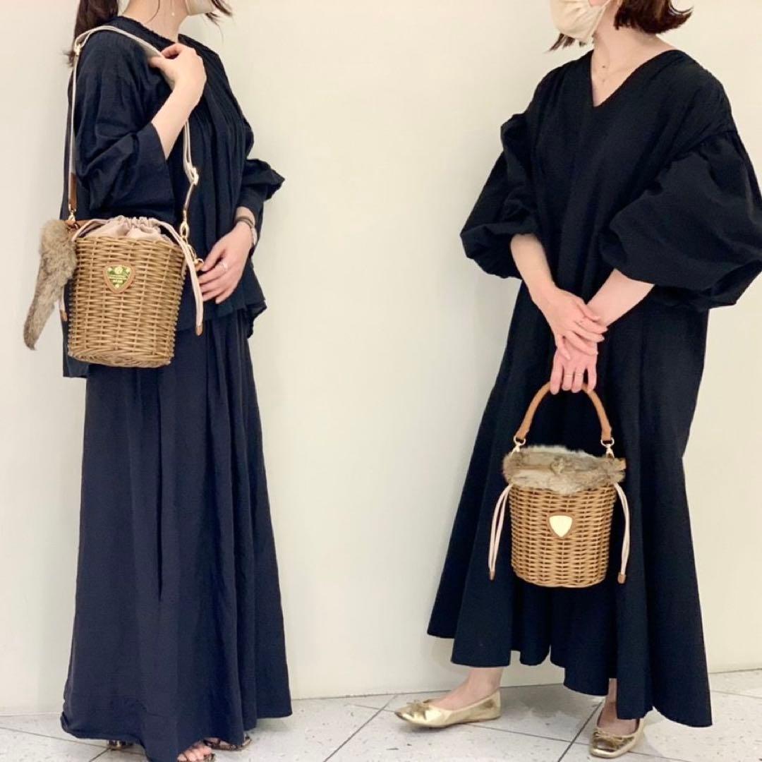 『未使用』ATAO breeze 2way ショルダーバッグ ラビットファー付き