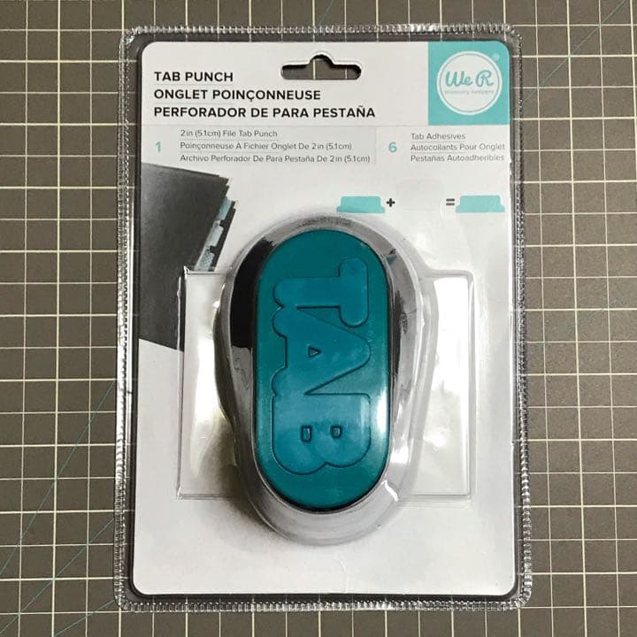 【We R Memory Keepers】タブパンチ Tab punch 4種類