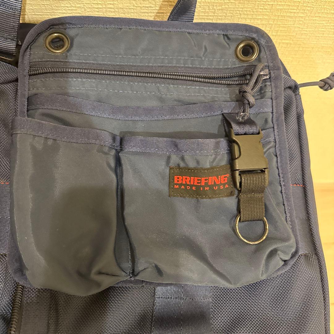 BEAMS+&BRIEFING 3wayバッグ　エアフォースブルー　USA