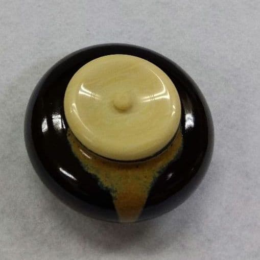 月末迄特価 茶道具 茶入 内海茶入 長緒茶入 仕服 立涌に蔦 正絹 新品