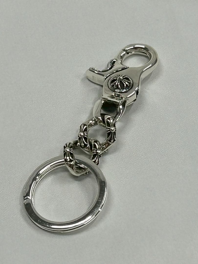 人気 キーリング クロム ブレスレット アクセサリー【匿名配送】ポーチクロス付