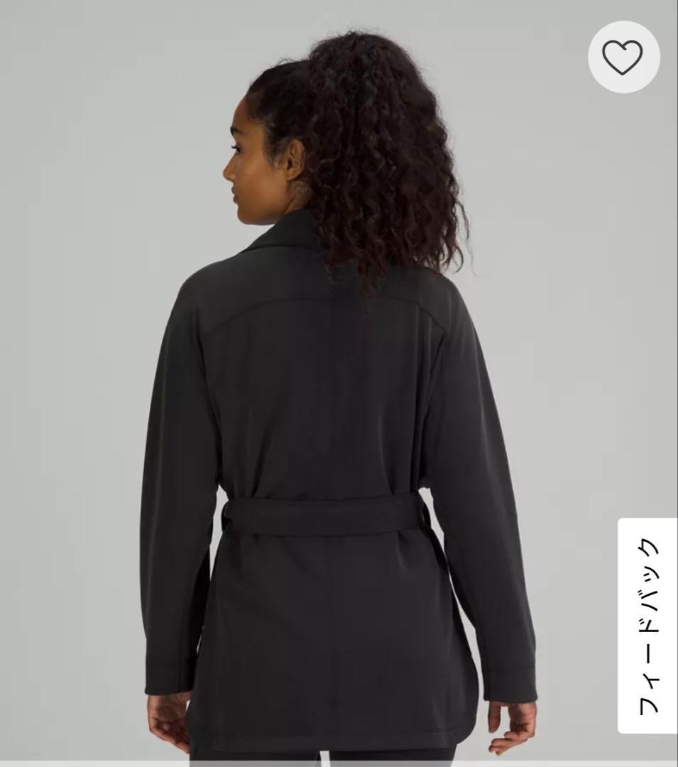 ルルレモン Softstreme Belted Wrap サイズML ジャケット