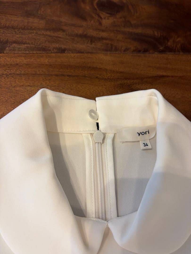 yori ラウンドカラードレスブラウス 34