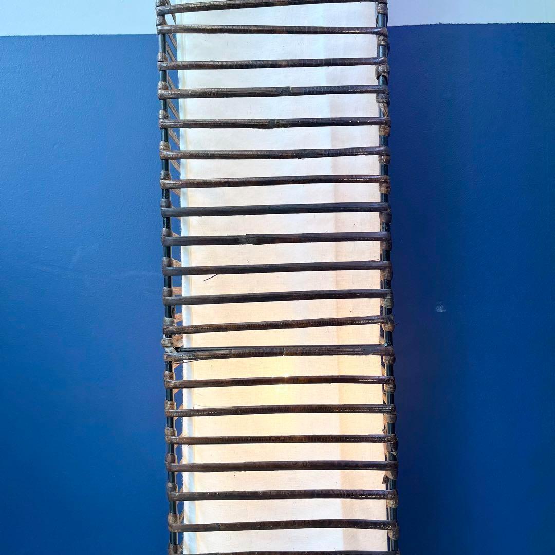 【存在感】間接照明 縦長 ライト 照明 和風 バリ風 紙 スイッチ式