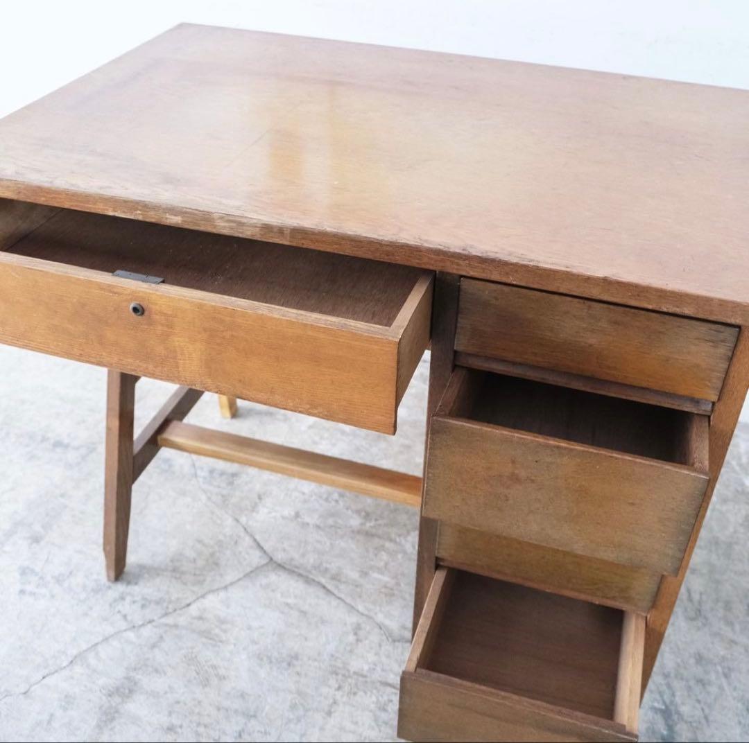 アンティーク片袖デスク　（送料込み）
