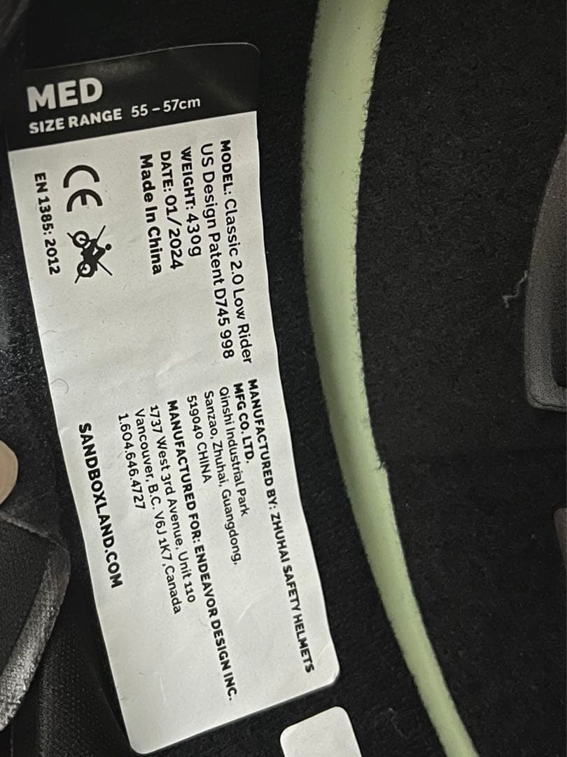 SANDBOX CLASSIC 2.0 LOWRIDER Mサイズ