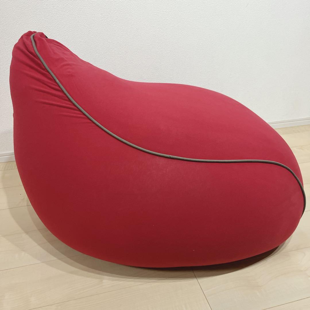 最終値引き！ yogibo ヨギボー ラウンジャー 赤 レッド