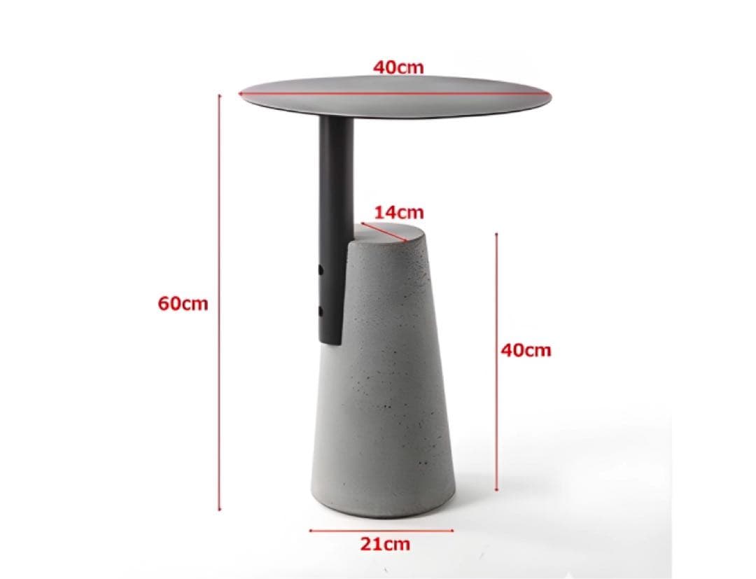 【サイドテーブル】モダン⁂コンクリート⁂おしゃれ空間に✳︎カフェ風✴︎