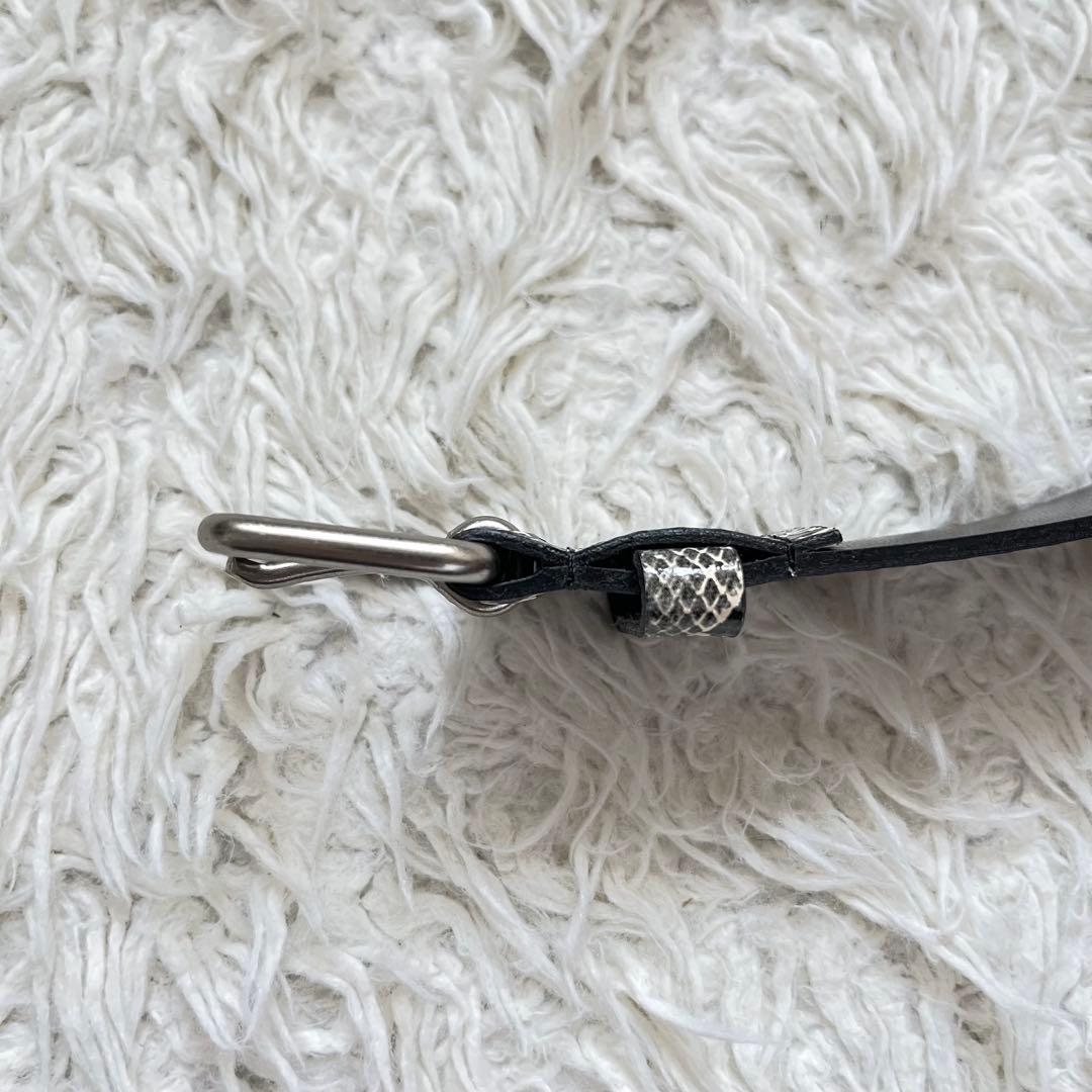 未使用級　tricot COMME des GARONS パイソン　レザーベルト