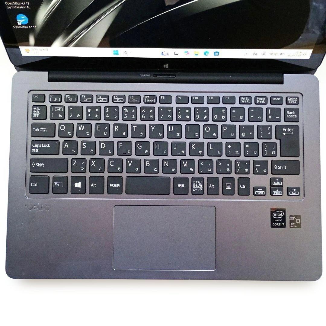 VAIO モンスターPC i7 タブレットPC バッテリー12時間超 残り1台